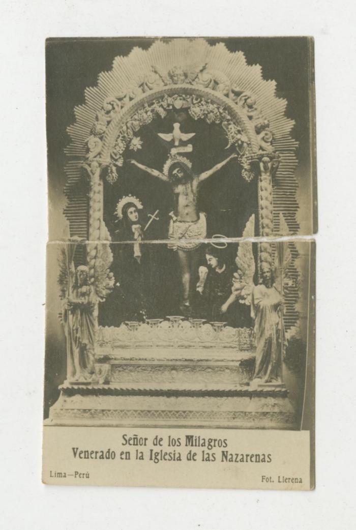 "Señor de los Milagros Venerado en la Iglesia de las Nazarenas"