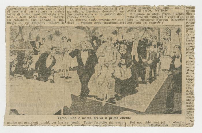 "Verso l'una e mezza arriva il primo cliente"