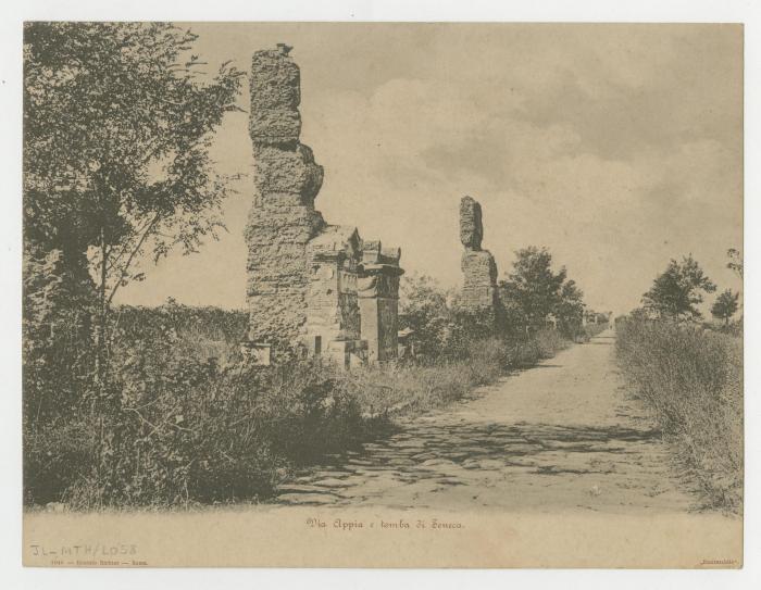 "Via Appia e tomba di Seneca"