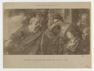 "N° 7278 ROMA - Galleroa Capitolina- Agar ed Ismaele. (P. F. Mola.)"