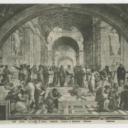 "1095 - ROMA - La Scuola di Atene - Raffaello - Camere di Raffaello - Vaticano"