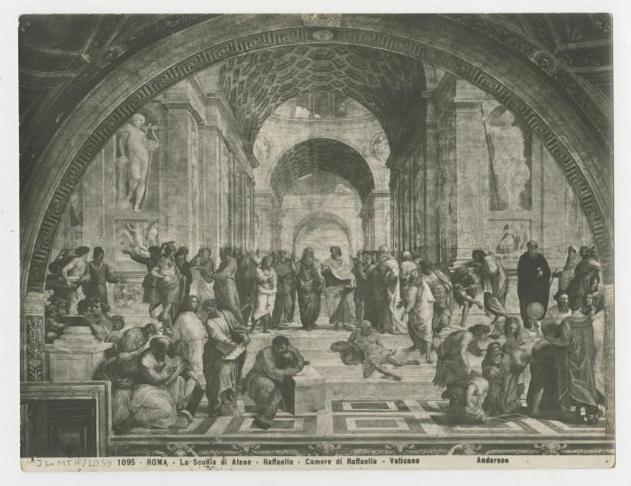 "1095 - ROMA - La Scuola di Atene - Raffaello - Camere di Raffaello - Vaticano"