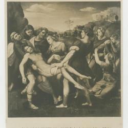 "N° 8024. ROMA - Galleria della Villa Borghese. La deposizione di Croce. (Raffaello.)"
