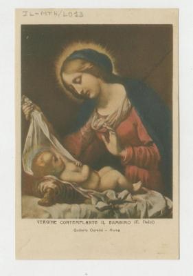 "Vergine contemplante il bambino (C. Dolci) Galleria Corsini - Roma"