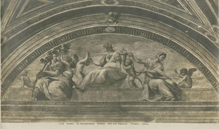"1156 - ROMA - La Giurisprudenza - Raffaelle - Sala della Segnatura - Vaticano"