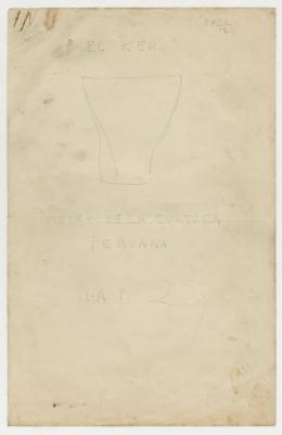 "El Kero, vaso de libaciones cusqueño de madera pintada"