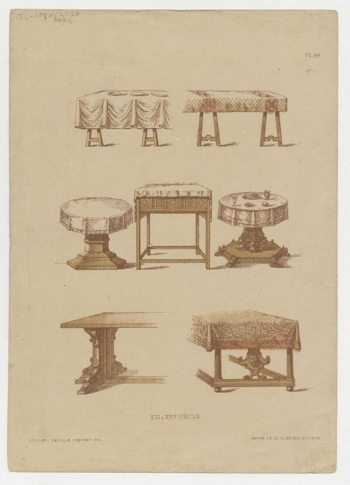 "XIII a XVIe siècle"