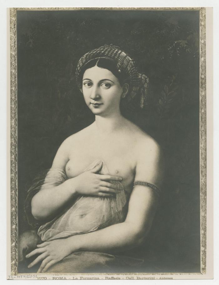 "1070 - ROMA - La Fornarina - Raffaelle - Gall. Barberini - Anderson"