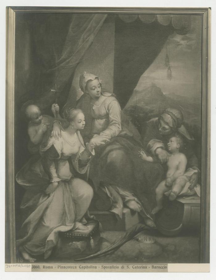 "3060. Roma - Pinacoteca Capitolina - Sposalizio di S. Caterina - Barocio"