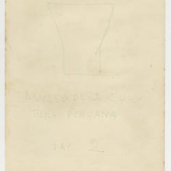 "El Kero. Vaso de libaciones cusqueño de madera pintada"